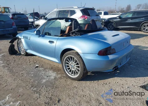 2001 BMW Z3 3.0I z USA, uszkodzony, nr VIN WBACN53461LJ56020